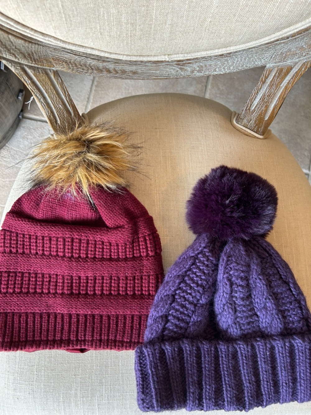 Michael Kors Knit Pom-Pom Beanie & Beautifully warm Beanie